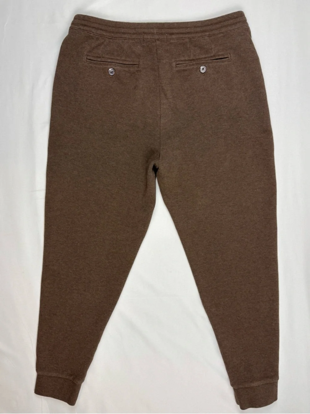 Polo Ralph Lauren Mens Textured Jogger Sweatpants Sz Medium Brown A9 - Picture 2 of 8